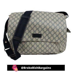Gucci GG Supreme Plus Diaper Bag